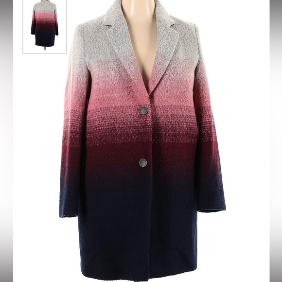 Andrew Marc Bellaire Ombré Wool Coat-Small - Picture 2 of 9